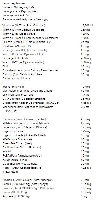 Eco Green Multi - 90 Capsules