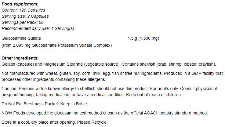 Glucosamina solfato 750 mg - 240 capsule