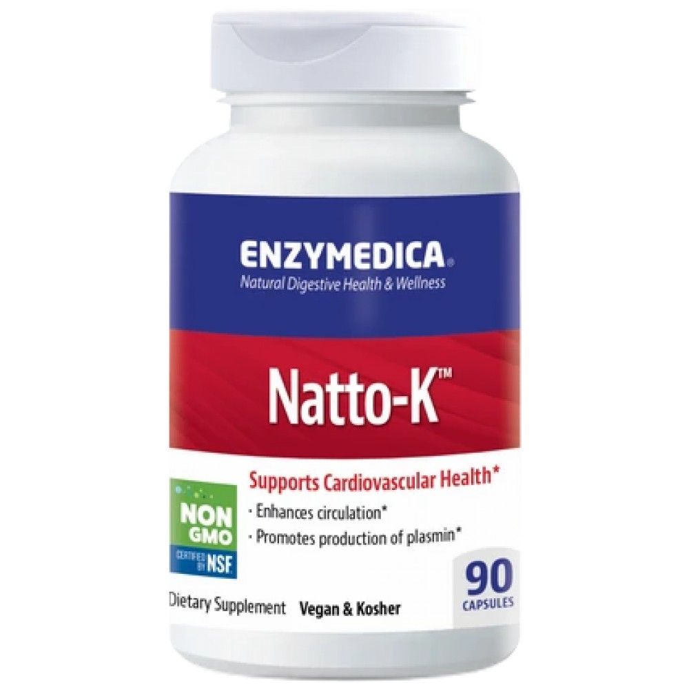 Natto-K | Nattochinasi con bromelina & Enzimi - 90 capsule