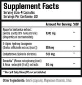 Nattyquad | Stack naturale per lo sviluppo muscolare - 120 capsule