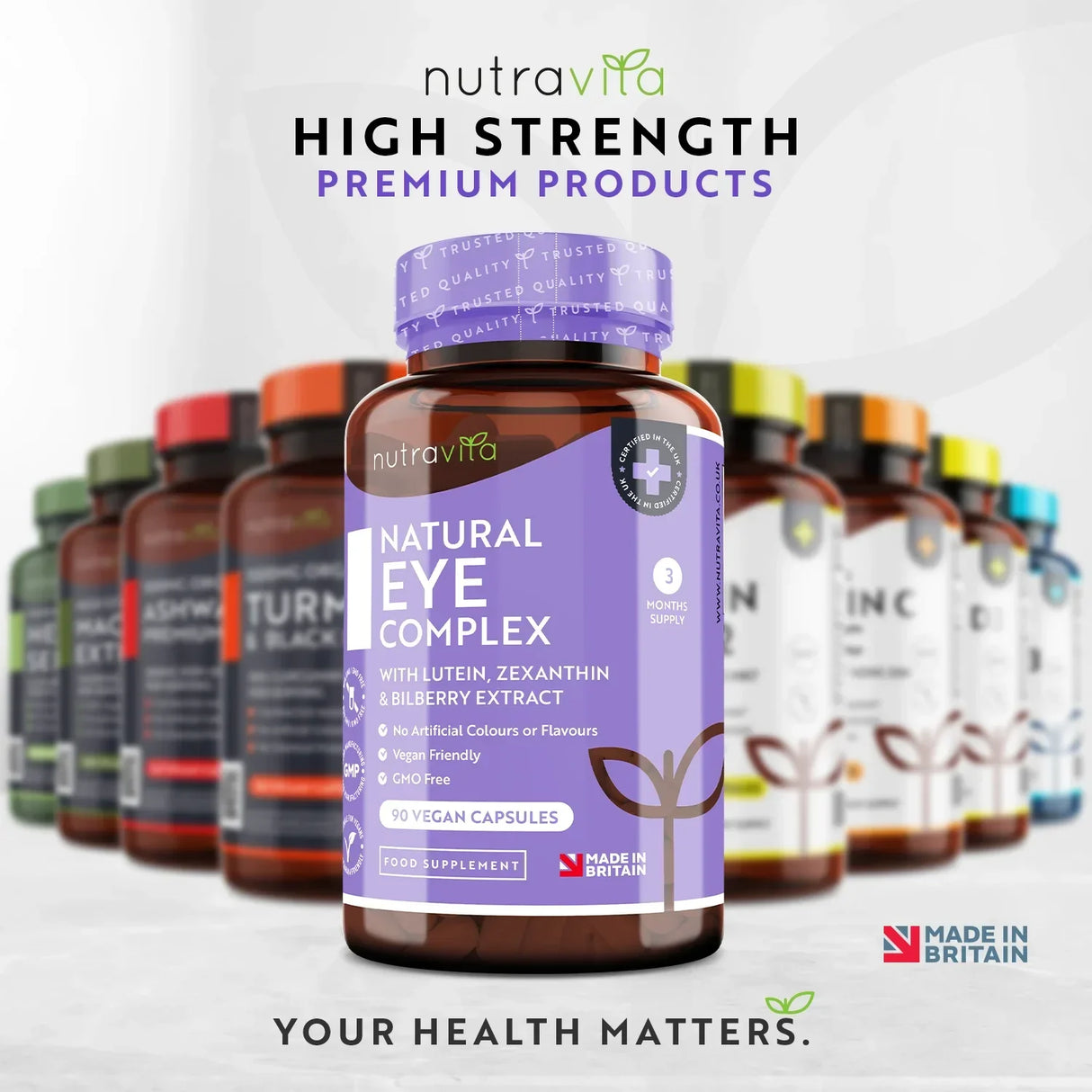 Vitamine per gli occhi /naturali/ - Natural Eye Complex 90 capsule vegane