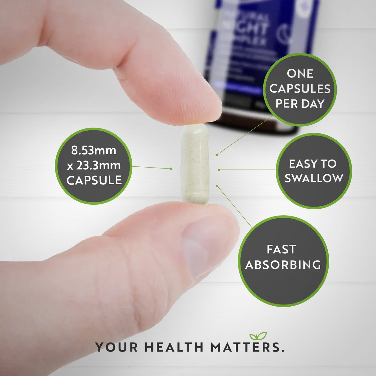 Complesso naturale per il sonno notturno 120 capsule. <tc>Nutravita</tc>