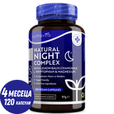 Complesso naturale per il sonno notturno 120 capsule. <tc>Nutravita</tc>