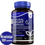 Complesso naturale per il sonno notturno 120 capsule. <tc>Nutravita</tc>