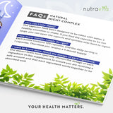 Complesso naturale per il sonno notturno 120 capsule. <tc>Nutravita</tc>