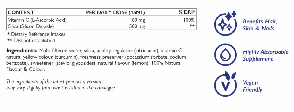 Silice Naturale+ /500 ml, 33 DOSI/ <tc>Swedish Nutra</tc>