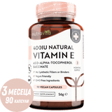 Vitamina E naturale 400 UI 90 Vcaps