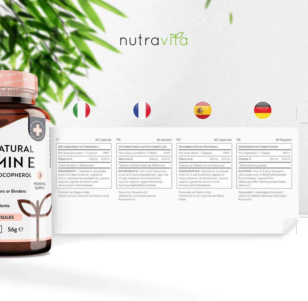 Vitamina E naturale 400 UI 90 Vcaps
