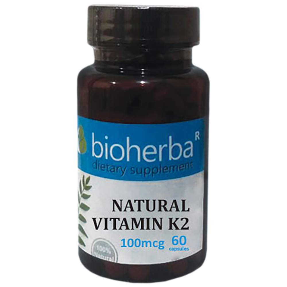 Vitamina K2 naturale 100 mcg - 60 capsule