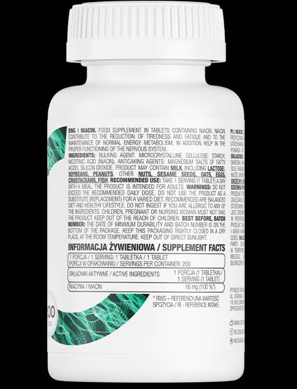 Niacina/Vitamina B3 200 compresse
