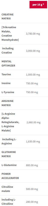 Nitrobolone | Pre-allenamento senza stimolanti - 600 grammi
