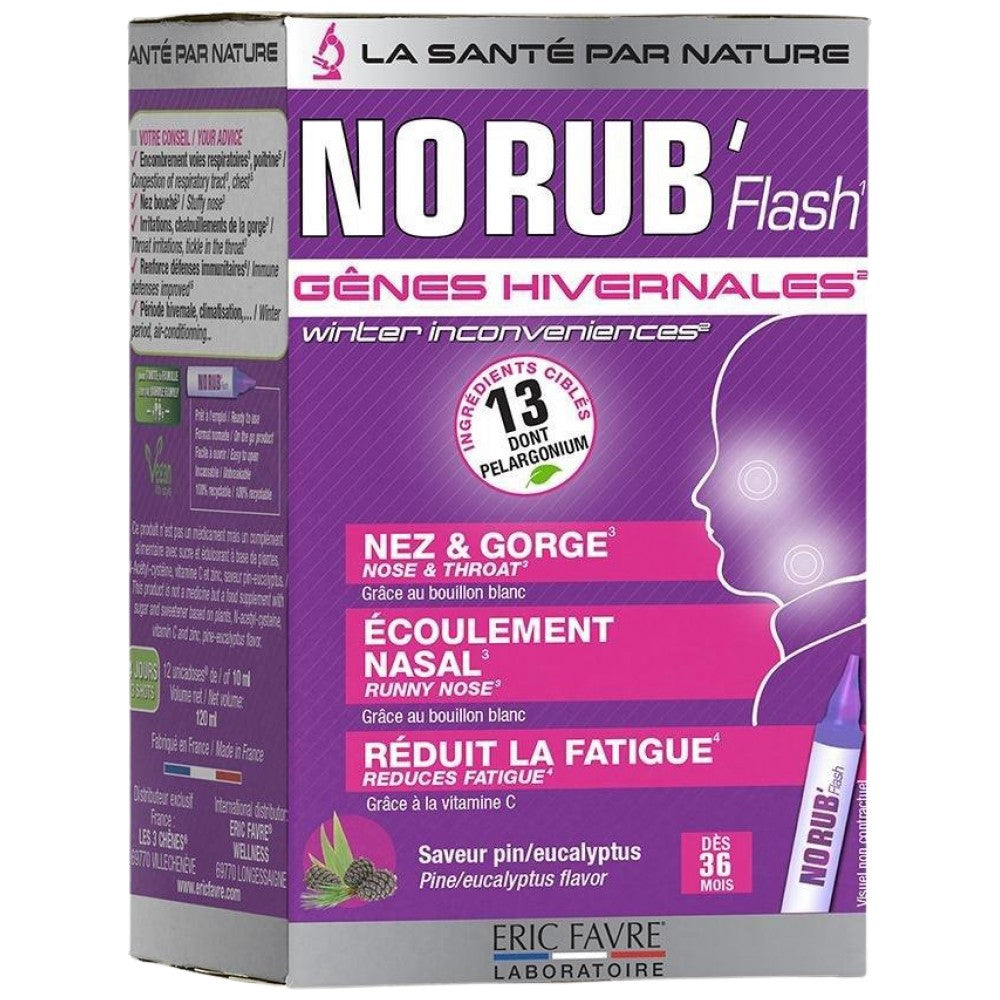 Nessun strofinamento Flash | Per i disagi invernali - 12 x 10 ml