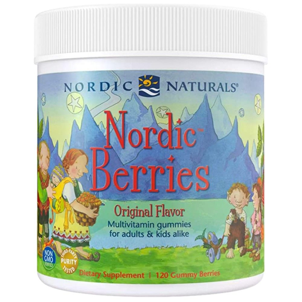 Multivitaminico ai frutti di bosco nordici - 120 caramelle gommose