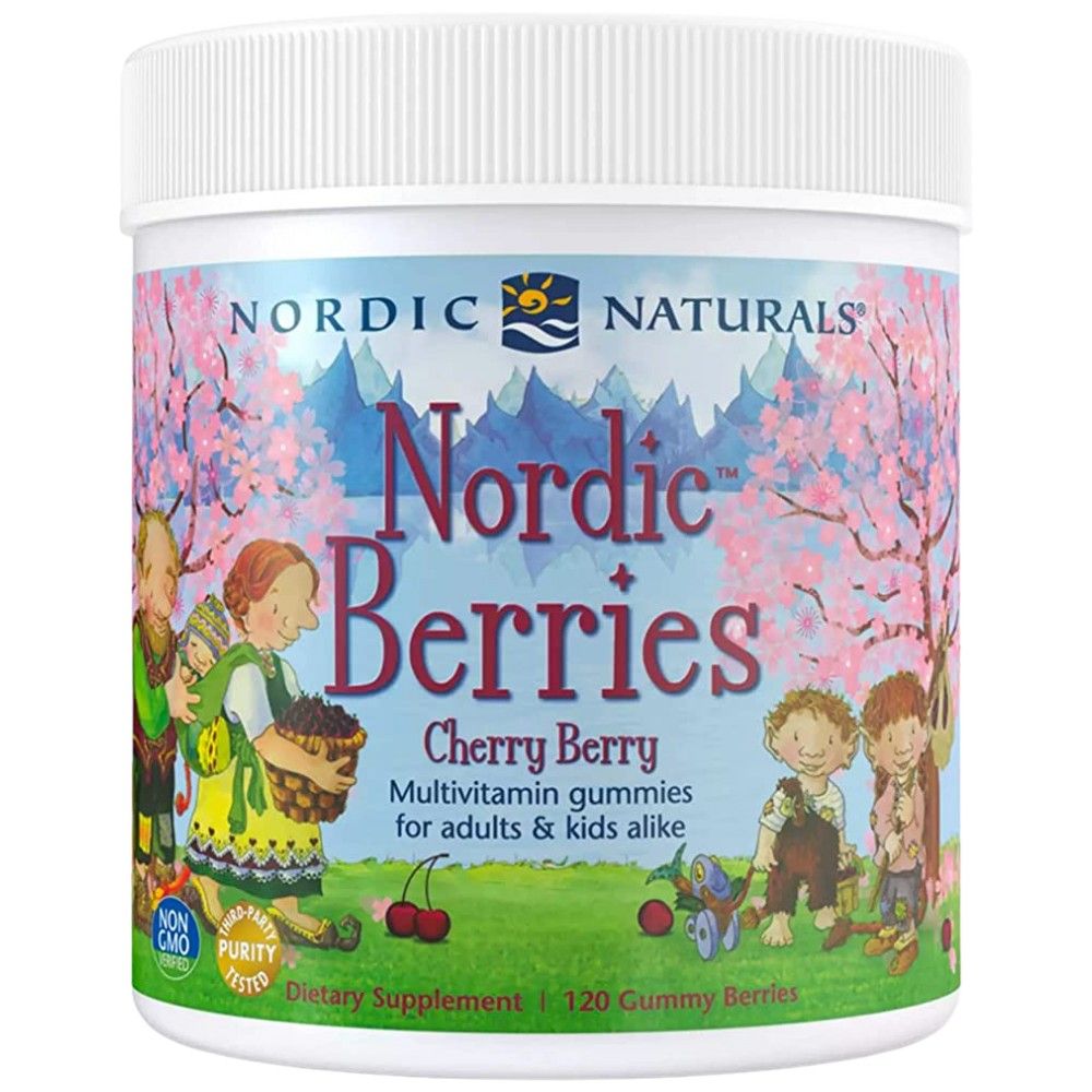 Multivitaminico ai frutti di bosco nordici - 120 caramelle gommose