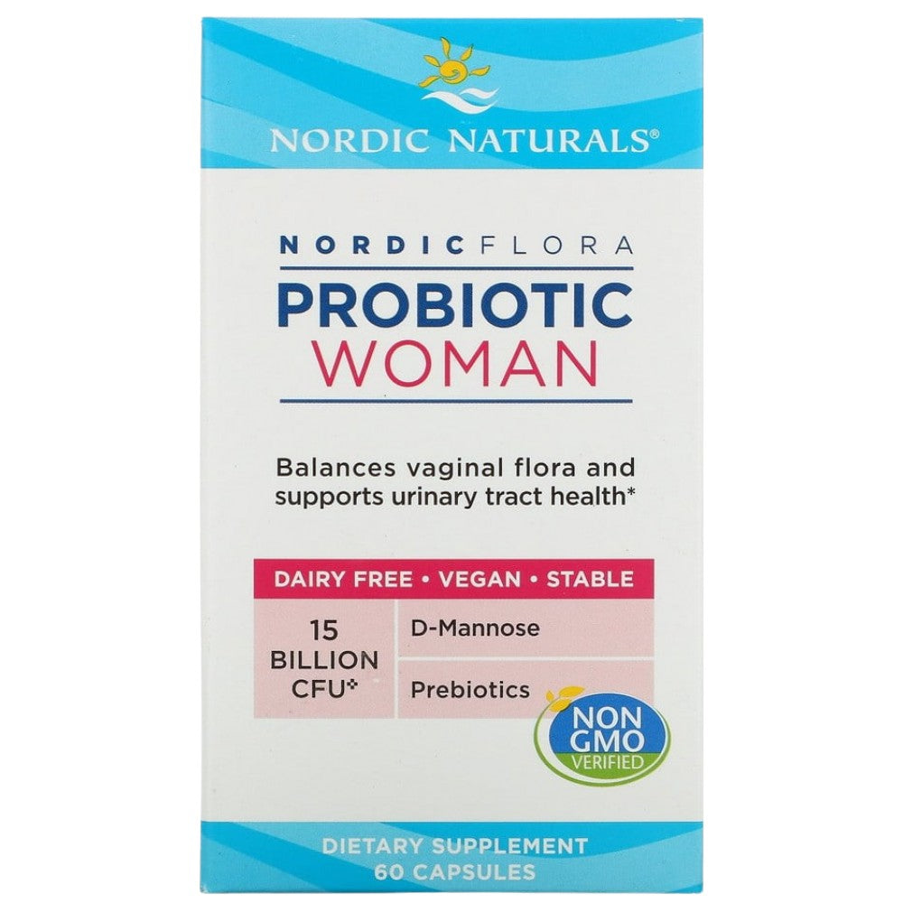 Nordic Flora Probiotic Donna | 15 miliardi di cellule attive - 60 capsule