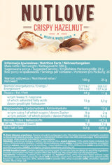 Crema spalmabile proteica NutLove | Gusti Diversi - 500 grammi