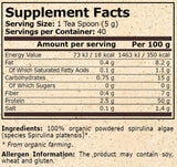 <tc>Pure Nutrition</tc> - SPIRULINA BIOLOGICA - 200 g
