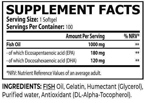 Omega-3 1000 mg - 100 capsule molli