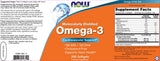Omega 3 1000 mg/Distillato Molecolarmente - 200 Capsule di gel