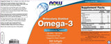 Omega 3 1000 mg/Distillato Molecolarmente - 500 Capsule di gel