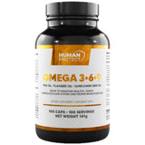 Omega 3-6-9 | con olio di pesce, olio di lino & Olio di semi di girasole - 100 capsule