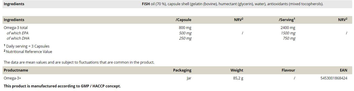 Omega-3+ - 60 Capsule di gel
