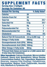 Olio di Pesce Omega 3 120 capsule gel