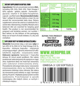 Olio di pesce Omega-3 | 65% EPA + DHA - 120 Capsule gel