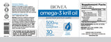 Olio di krill Omega-3 500 mg/30 capsule molli