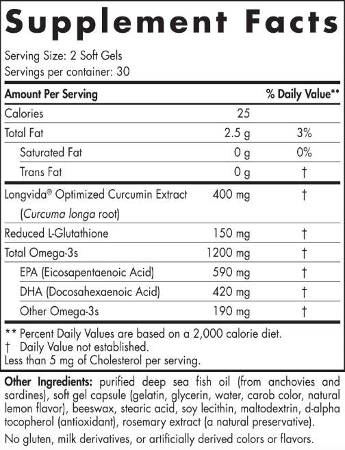 Curcumina Omega 1200mg - 60 Capsule gel