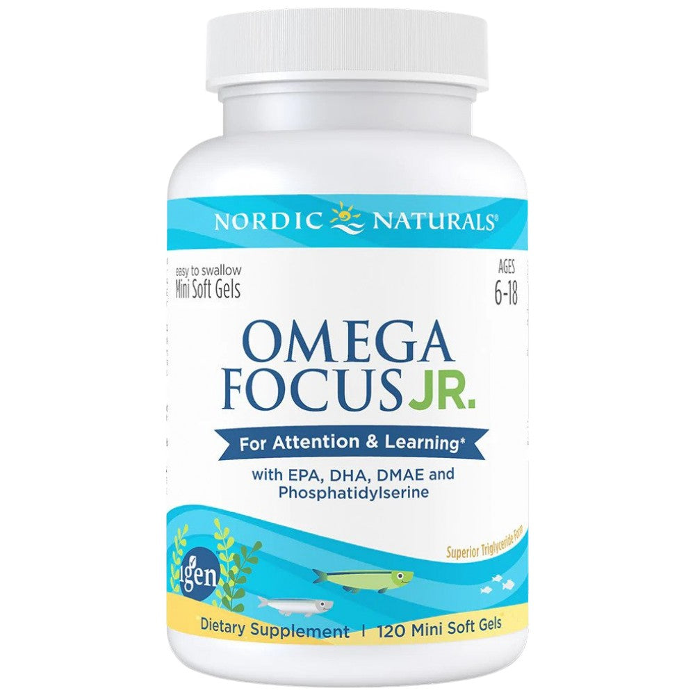 Omega Focus Junior - 120 capsule di gel