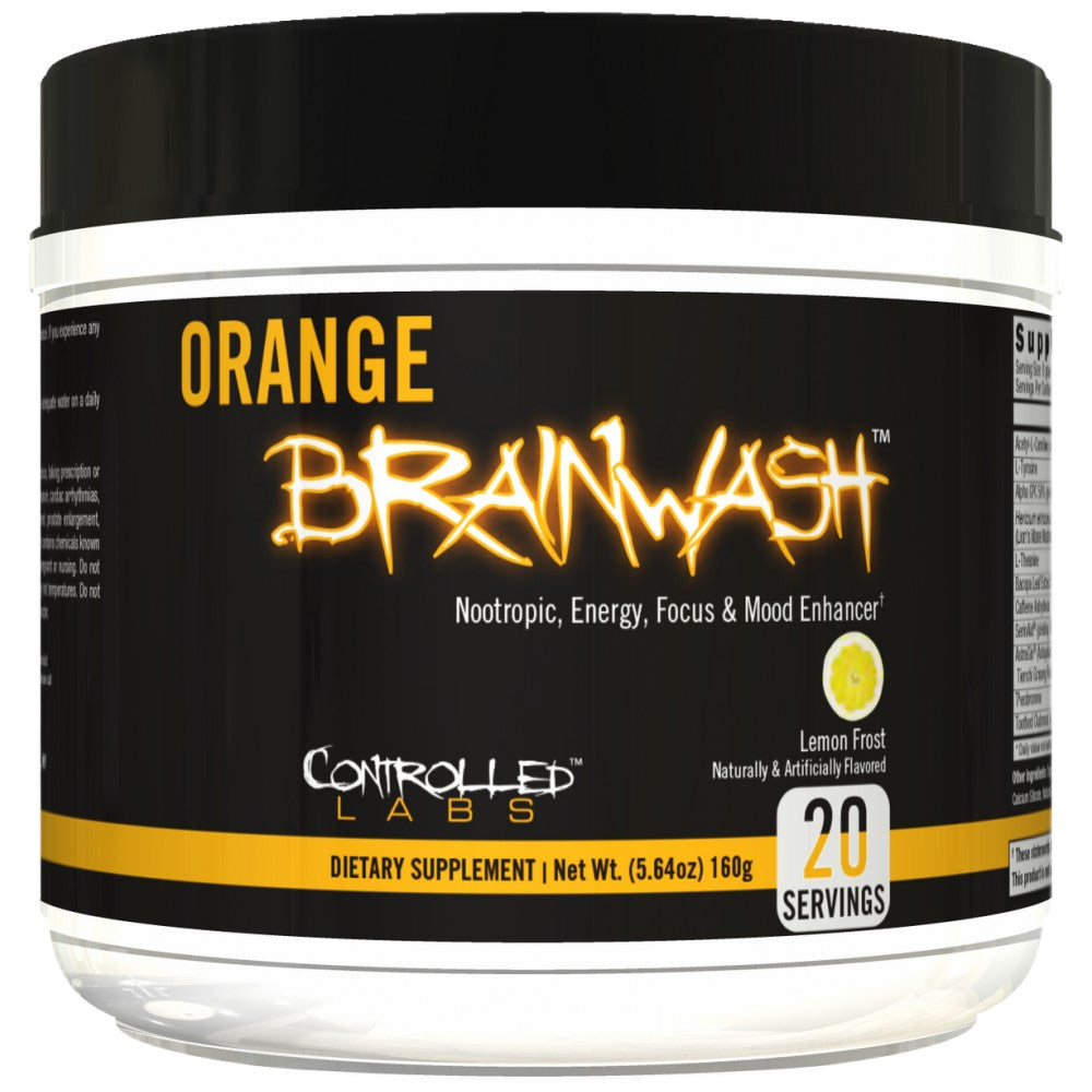 Orange BrainWash/Nootropico - 160 grammi