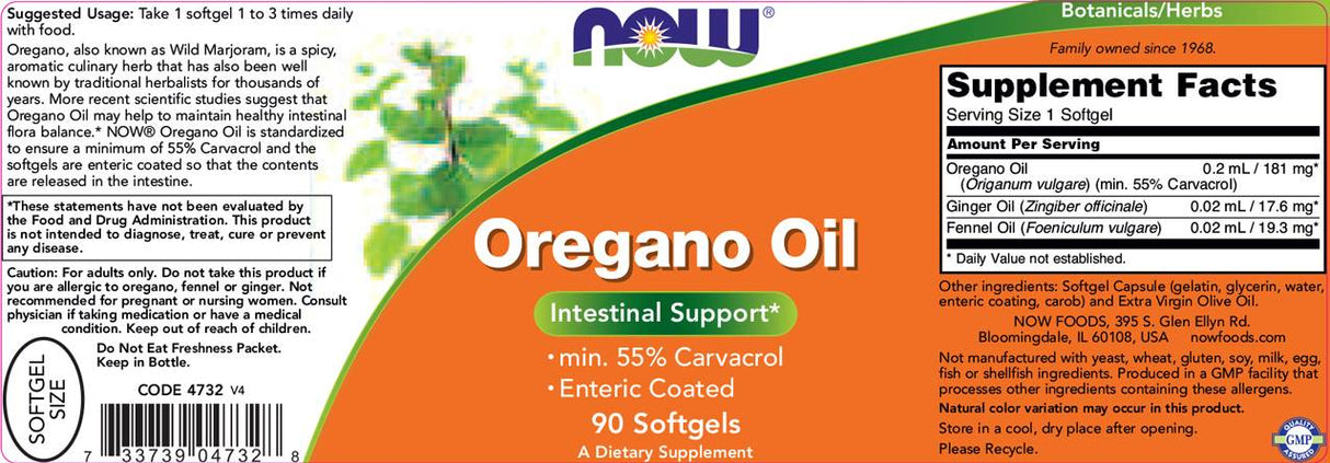 Olio di origano - 90 capsule di gel