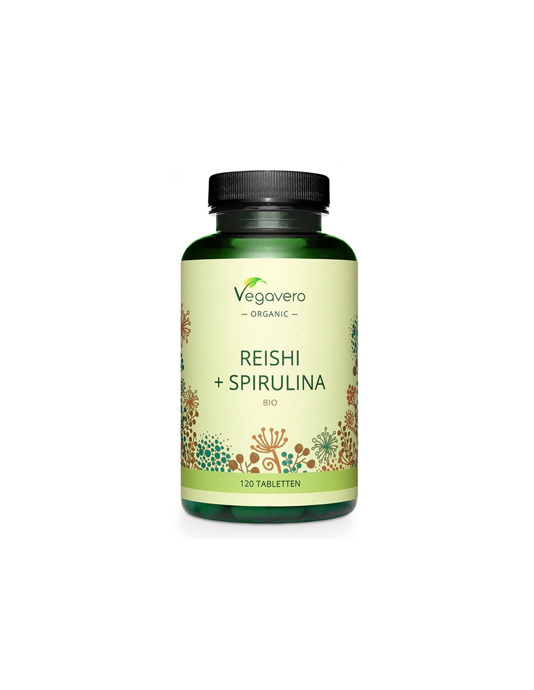 Immunità e metabolismo - Reishi biologico + Spirulina Bio, 120 compresse