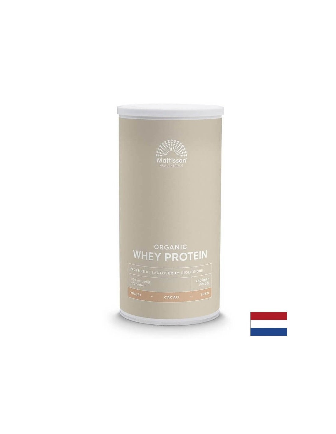 Whey Protein Organic, 450 g in polvere (gusto cacao)