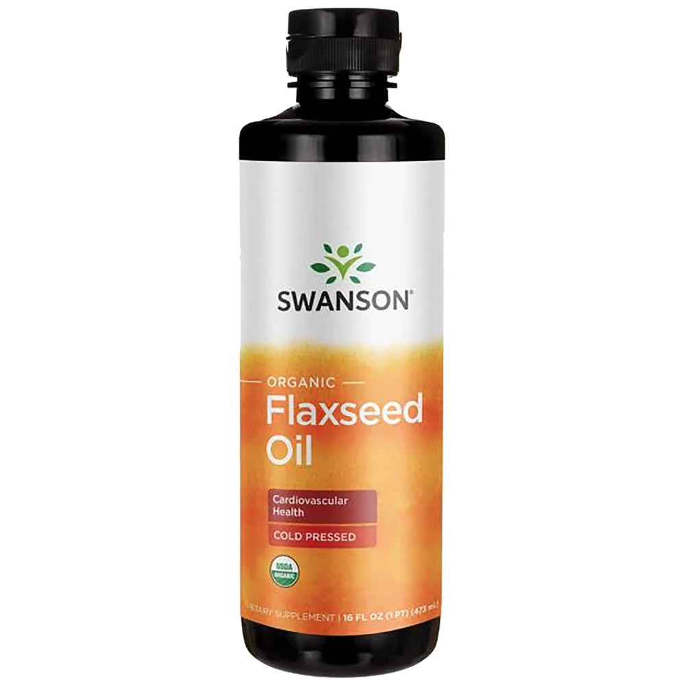 Olio di semi di lino biologico - spremuto a freddo - 473 ml