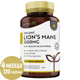 Criniera di leone biologica 120 capsule. <tc>Nutravita</tc>