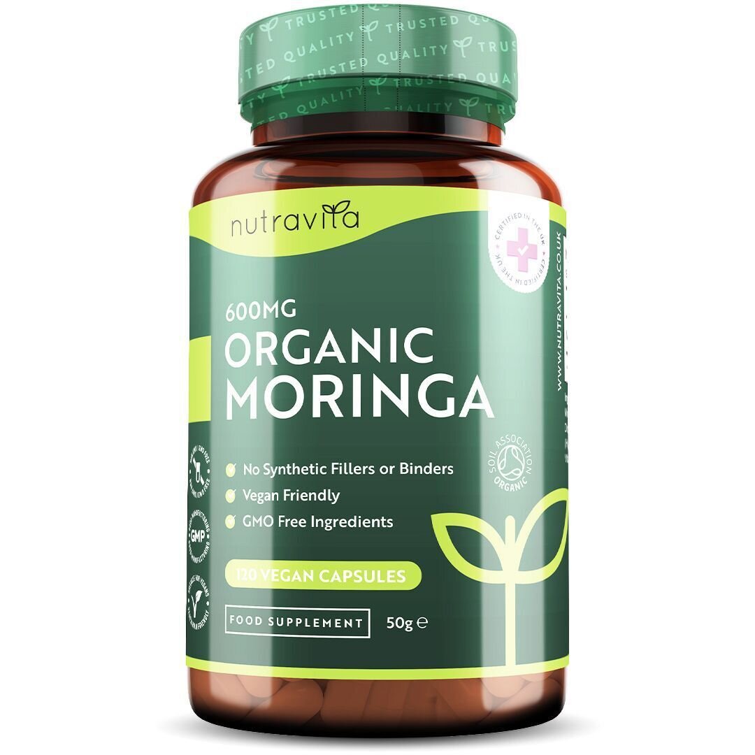 Moringa Biologica - Bio Moringa 600 mg 120 Capsule Vegane