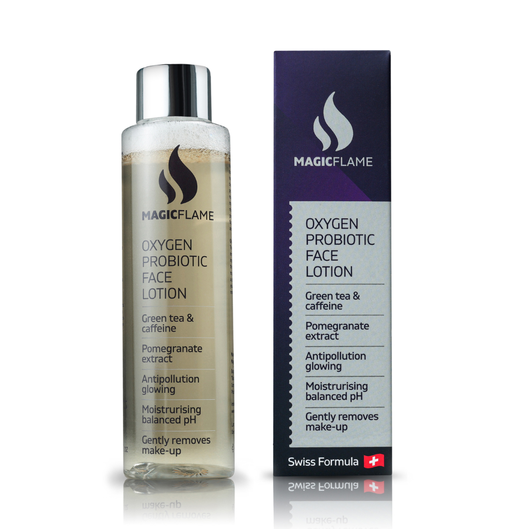 Lozione viso probiotica all'ossigeno