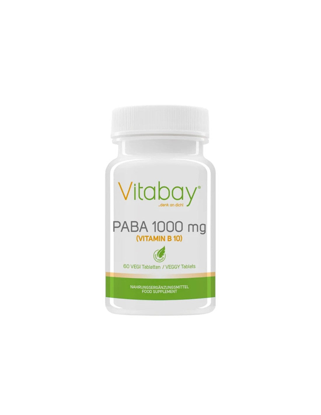 PABA (Vitamina B10) - Acido paraaminobenzoico, 1000 mg x 60 compresse
