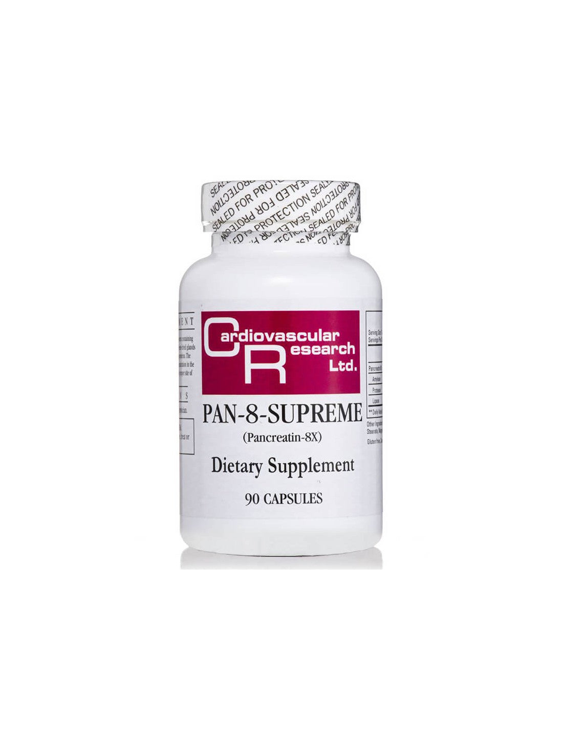 Complesso enzimatico PAN-8-SUPREME - Per una buona digestione e comfort di stomaco, 90 capsule