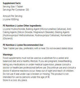 PE Nutrizione | L-Lisina 1000 mg - 120 Compresse