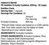 PE Nutrizione | N-Acetil Cisteina 600 mg 30 capsule