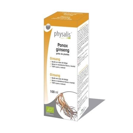 Gocce di ginseng biologico (tintura di erbe) <tc>Physalis</tc>