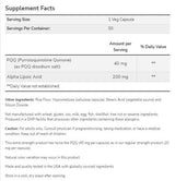 PQQ 40mg forza extra | con Acido Alfa Lipoico 200 mg - 50 capsule