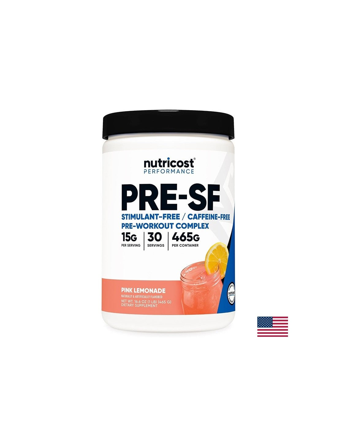 Complesso pre-allenamento PRE-SF, 450 g di polvere, al gusto di limonata rosa, 30 dosi