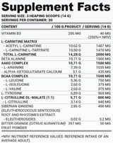 PWO Zero Caffeina | Polvere pre-allenamento senza stimoli - 280 grammi