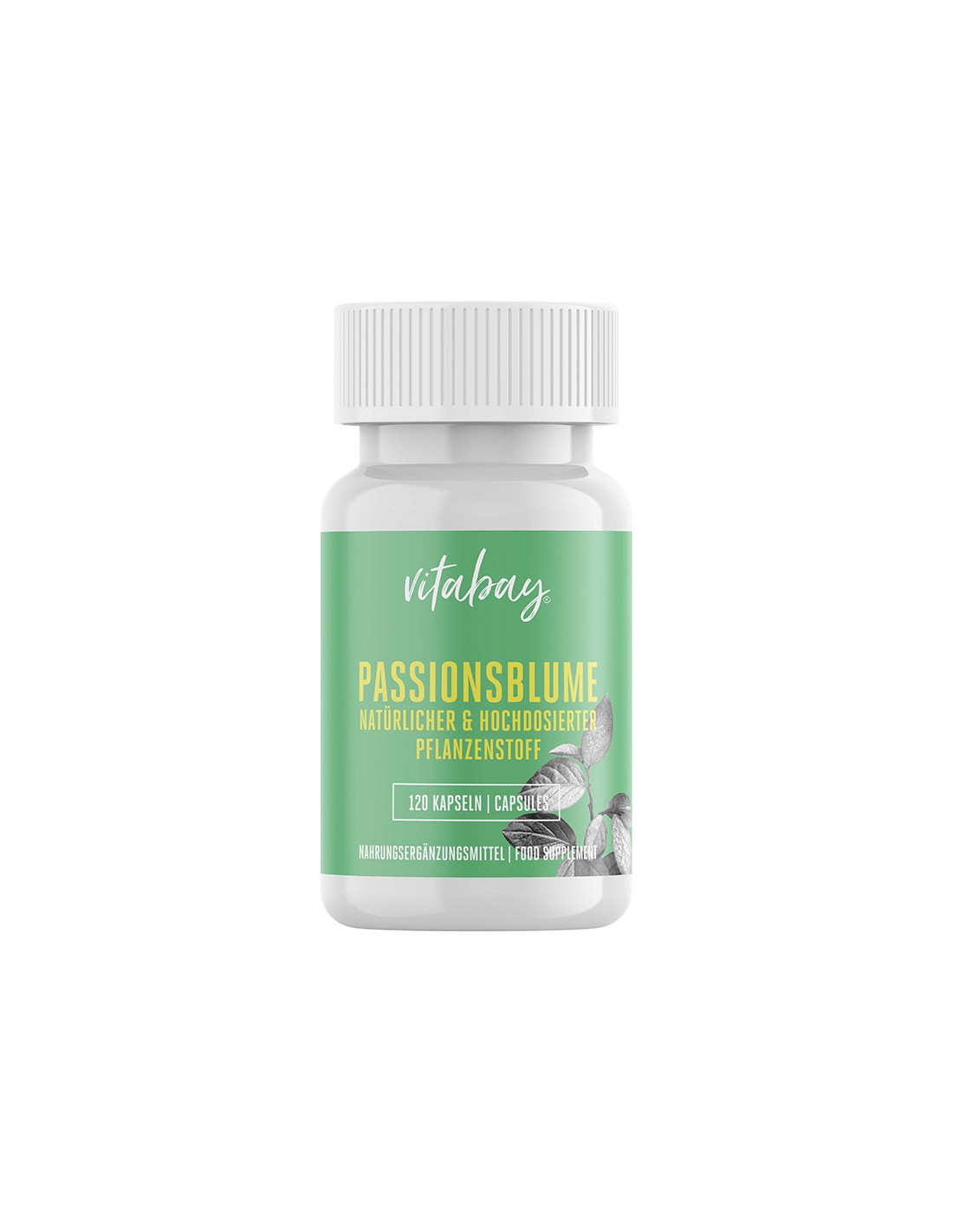 Passionsblume Extrakt - Passiflora 3750 mg, 120 capsule <tc>Vitabay</tc>