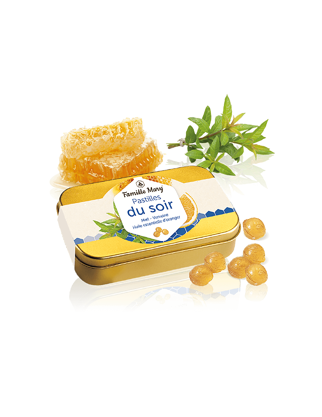 Pastiglie per un sonno tranquillo con miele e verbena - Pastilles du Soir