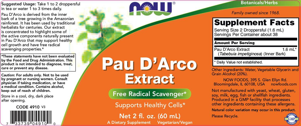 Estratto Liquido di Pau D'Arco - 60 ml